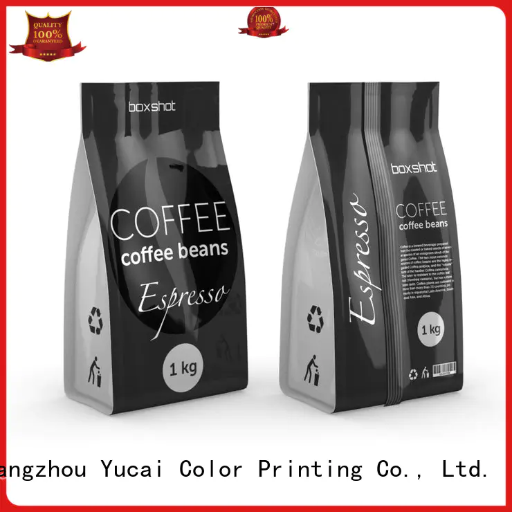 Yucai sturdy coffee bags wholesale stand for food