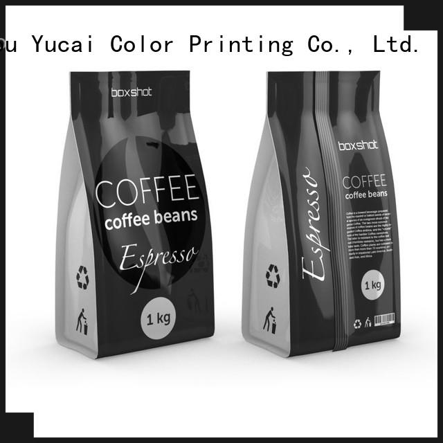 Yucai certificated custom coffee bags wholesale tea for drinks