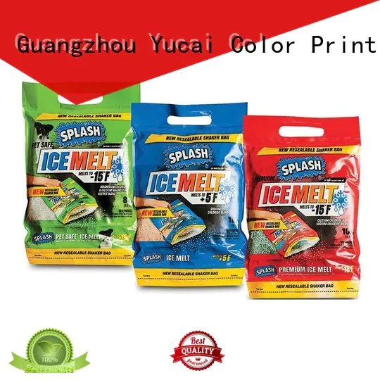 Yucai top quality plastic bag with spout design for industry