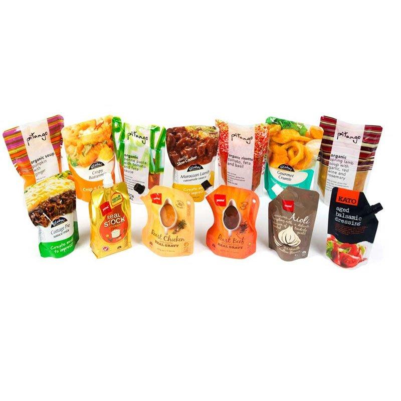 Food Packaging with Printed Stand Up Pouches