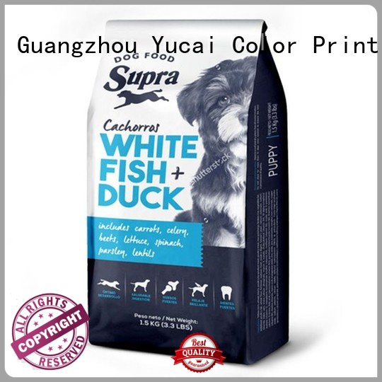 Yucai aluminum pet food packaging customized for drinks