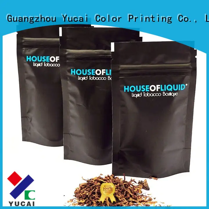 bags stand up bags pipe for commercial Yucai