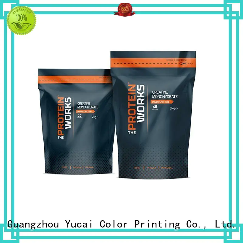 Food grade pouches wholesale food packaging food stand Yucai Brand