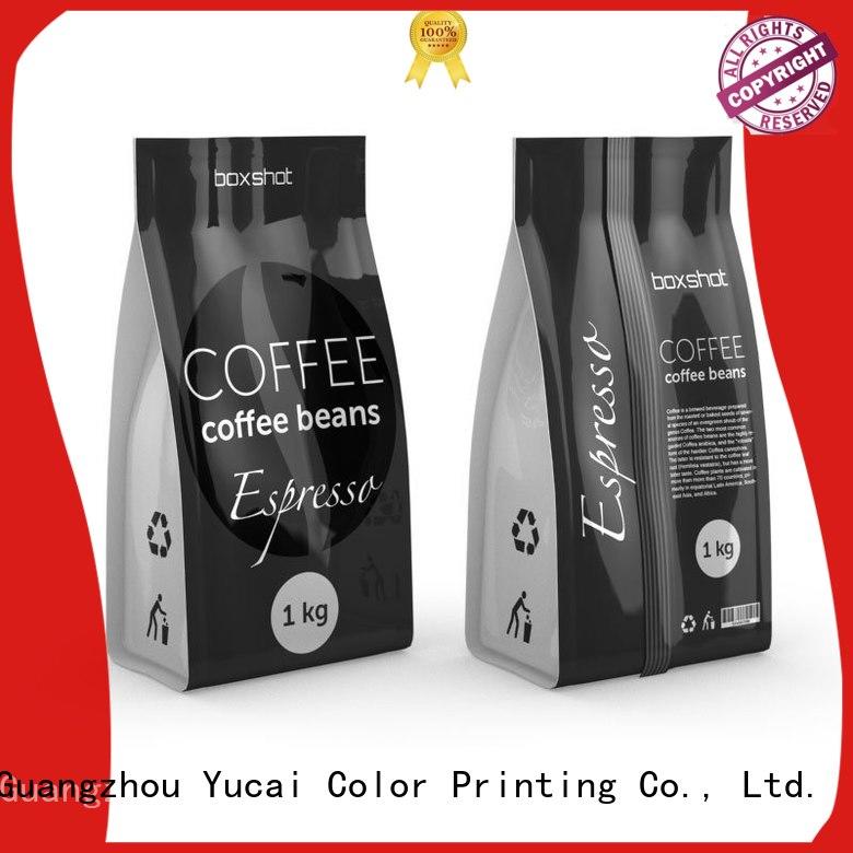 Yucai coffee bags wholesale supplier for food