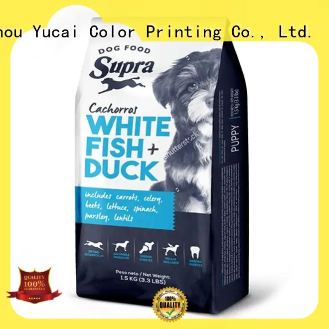 Yucai pet food packaging bag customized for food
