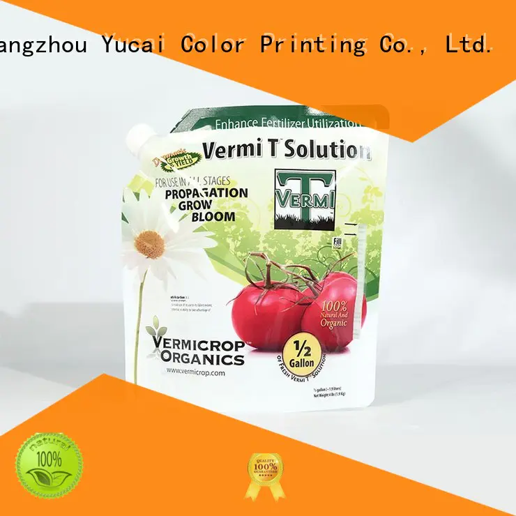Fertilizer Packaging with Stand Up Bag