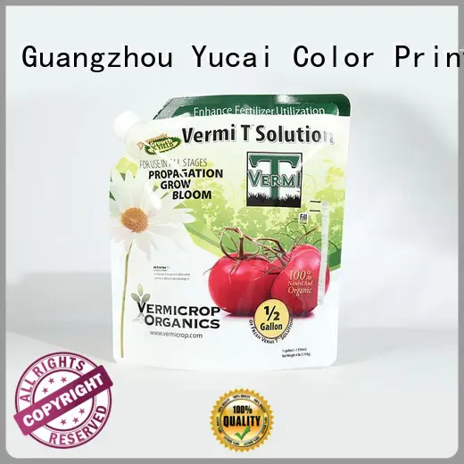 fertilizer packaging stand up fertilizer packaging Yucai Brand