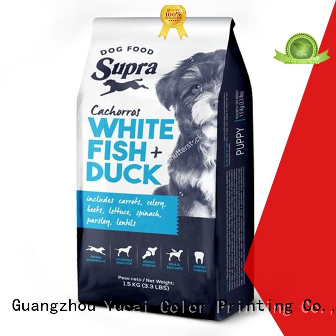 Yucai pet food packaging series for commercial
