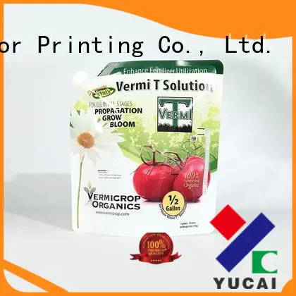 Yucai quality stand up bags directly sale for drinks