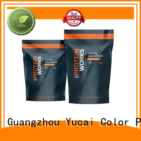 Quality Yucai Brand stand packaging food packaging supplies