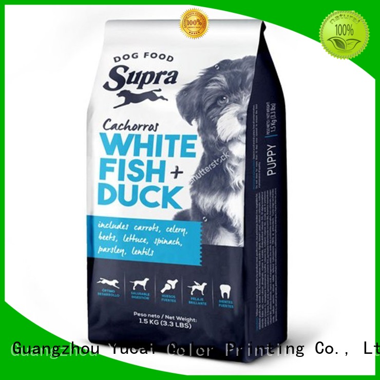 pet food bag food packaging Bulk Buy pouches Yucai