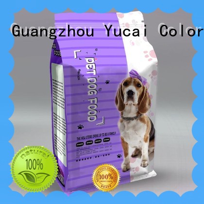 Yucai pet food packaging bag from China for food