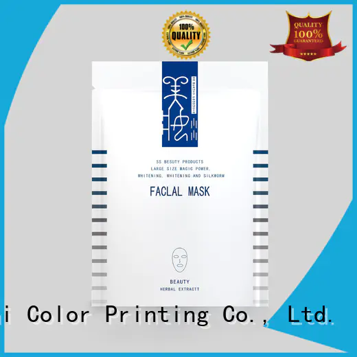 Hot face mask packaging plastic Yucai Brand