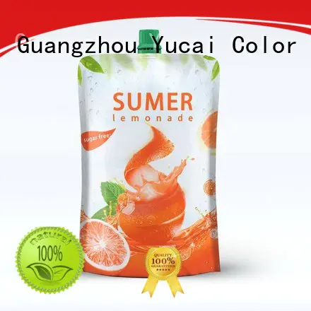 Yucai beverage pouches with good price for industry