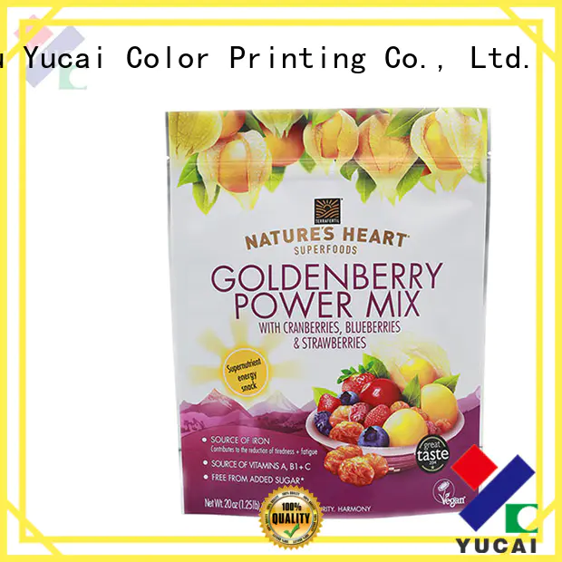 Yucai efficient wholesale food packaging pouch for industry