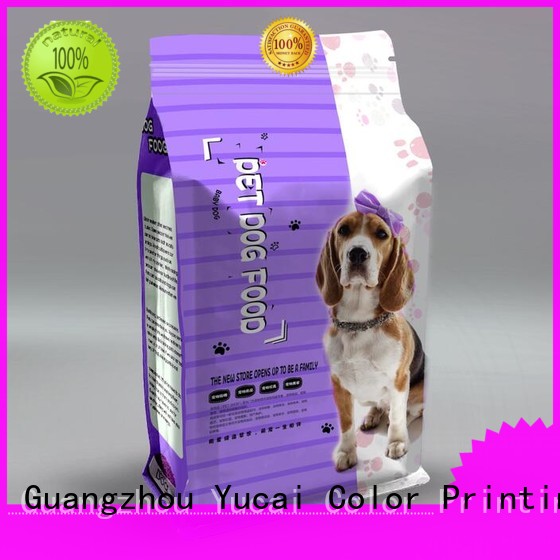 Yucai hot selling pet food packaging bag customized for industry