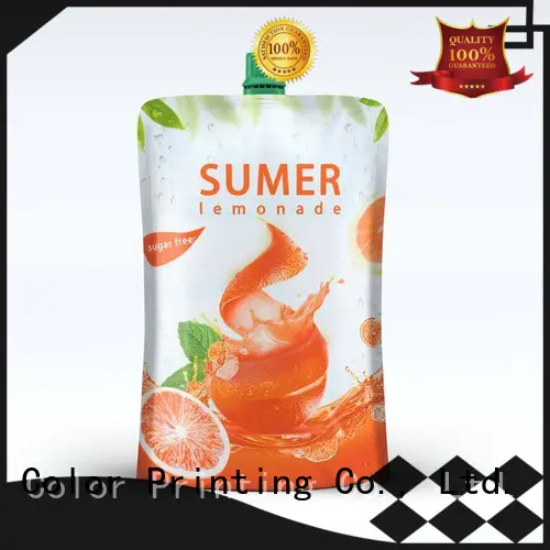 beverage drink Yucai Brand foil drink pouch factory
