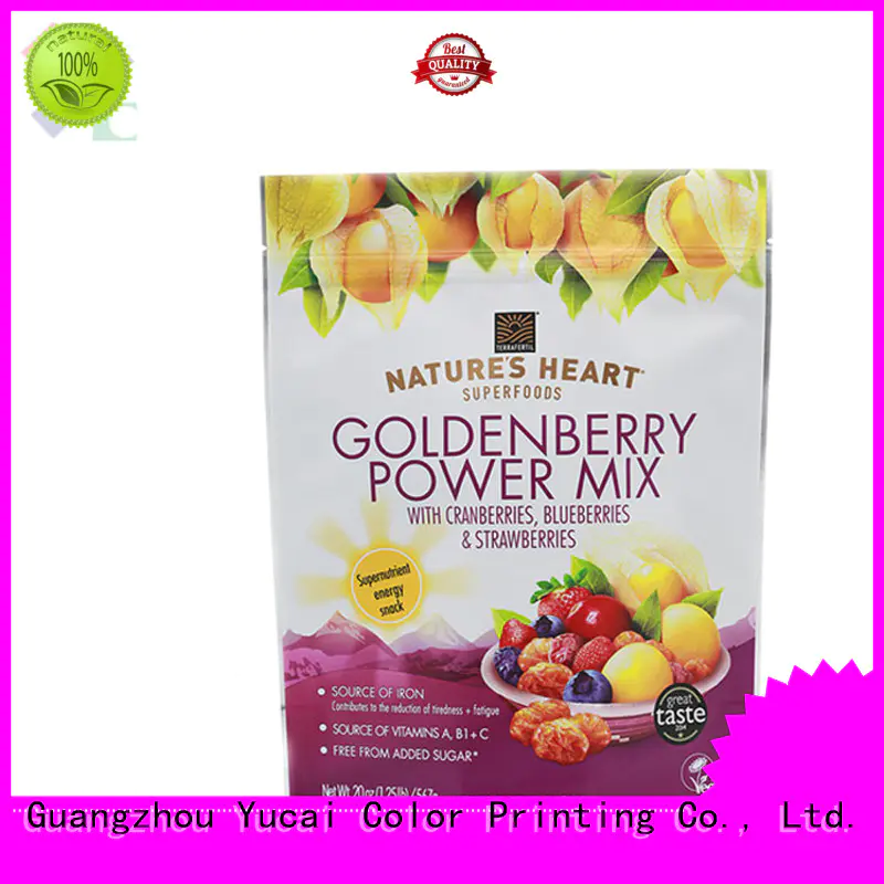 wholesale food packaging packaging pouches Food grade Yucai Brand company