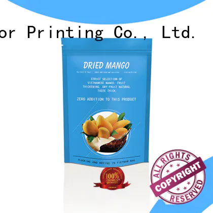 printed packaging bags factory for industry