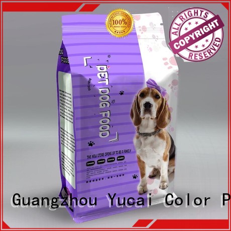 reliablepet food packaging customized for commercial