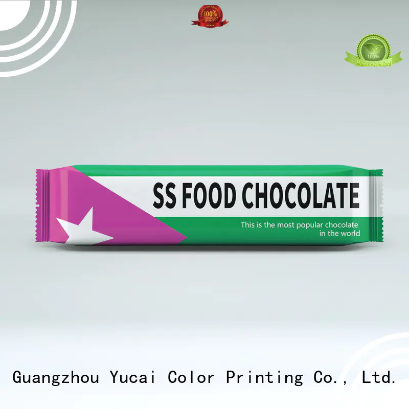 Custom packaging bags chocolate packaging Yucai chocolate