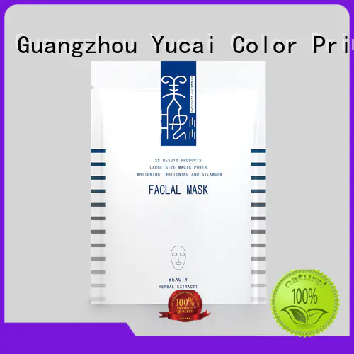 Yucai Brand plastic plastic facial mask packaging supplier mask supplier