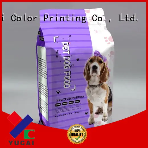 Yucai Brand stand pouches food pet food packaging manufacture