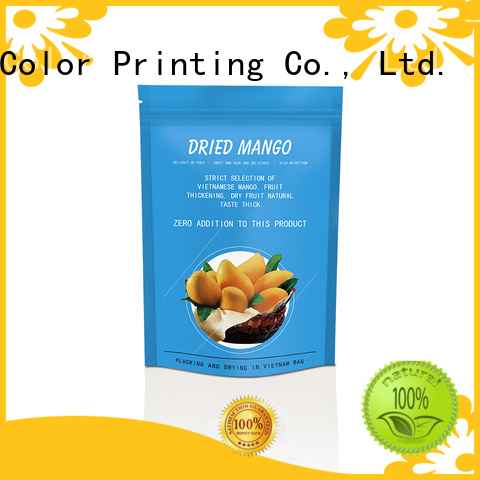 printed food packaging bag design for food