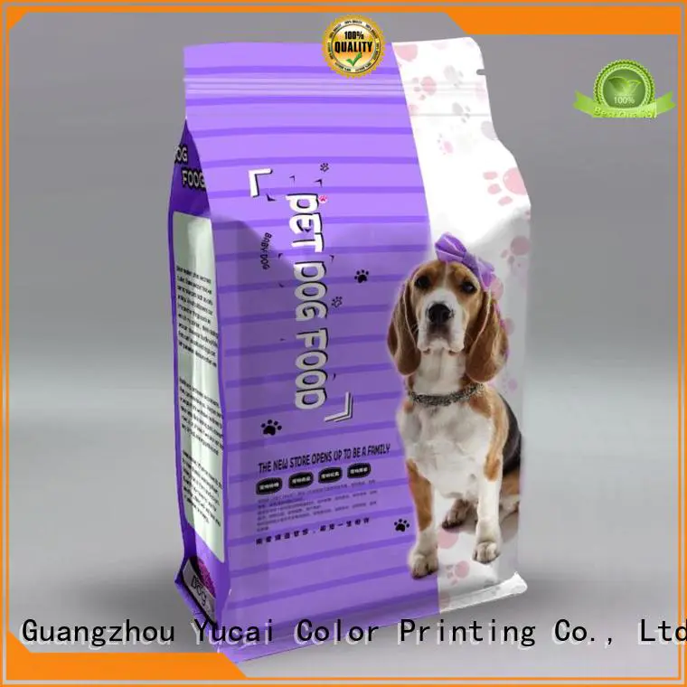 Yucai pet food packaging bag from China for industry