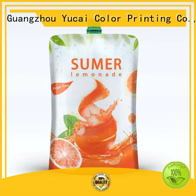 Yucai reusable drink pouches with good price for food