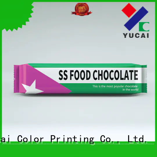 plastic chocolate chocolate bar packaging packaging Yucai company