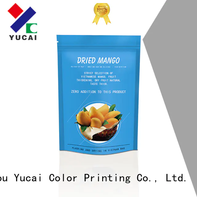 Yucai efficient food packaging bag design for industry