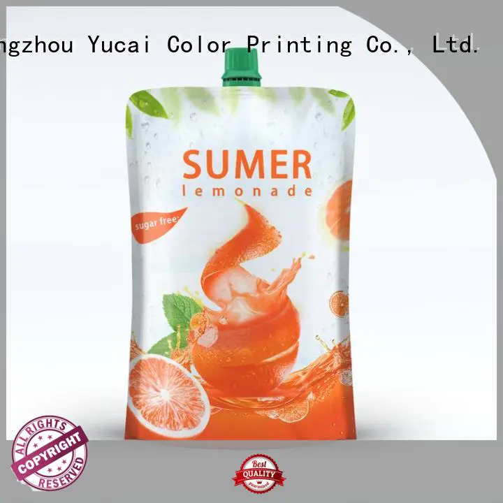 Yucai efficient pouch packaging design for food
