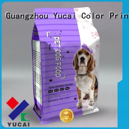 Yucai practical pet food packaging bag manufacturer for industry