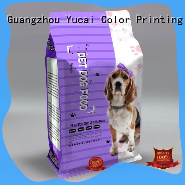 Yucai practical pet food packaging manufacturer for industry