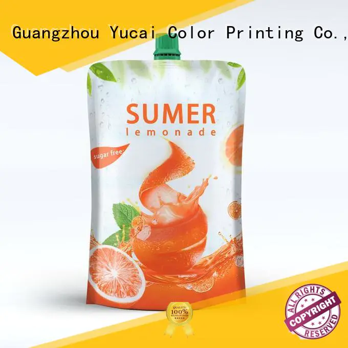 pouch packaging plastic for drinks Yucai