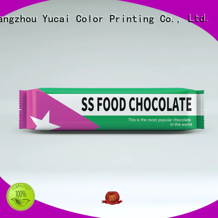 Hot chocolate bar packaging plastic Yucai Brand
