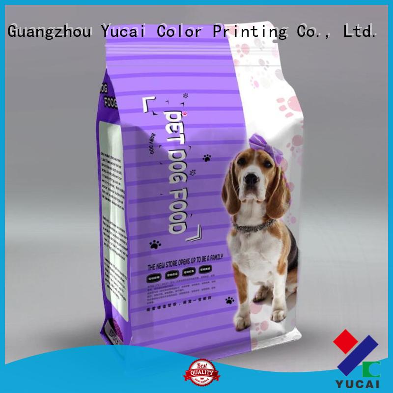 Yucai pet food packaging bag from China for commercial