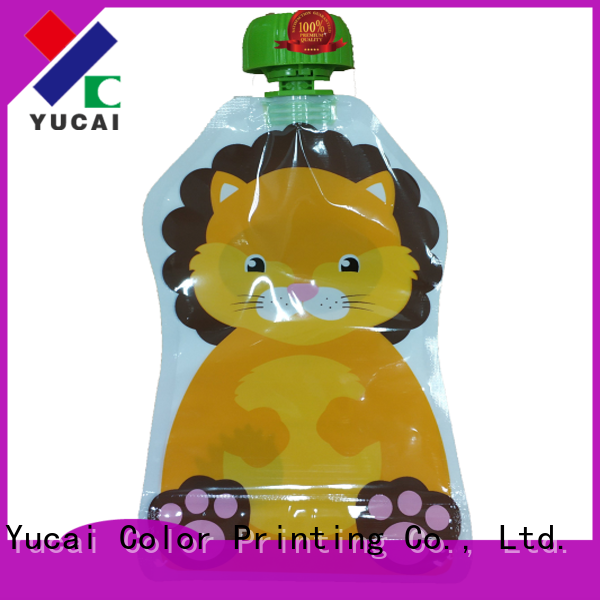 Yucai drink pouches factory for commercial
