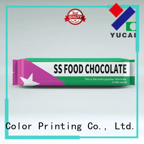 Yucai packaging chocolate packaging directly sale for industry