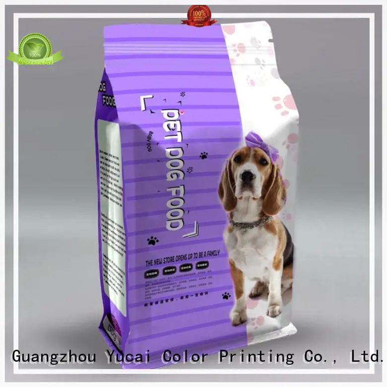 packaging
 pet
 food
 Food grade pouches pet food packaging Yucai Brand