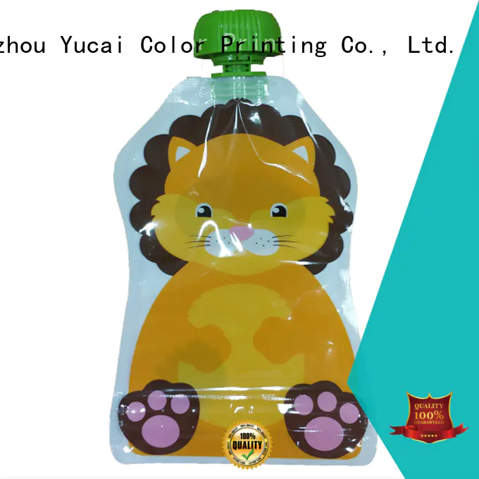Yucai excellent disposable drink pouches with good price for drinks
