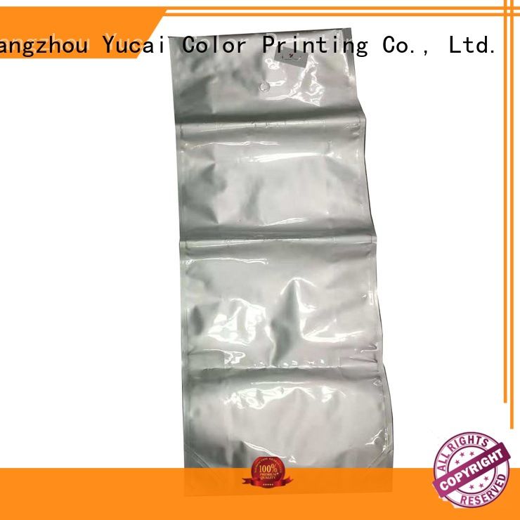 Yucai plastic packing bags series for drinks