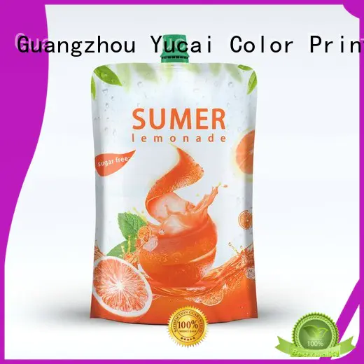 Yucai drink pouches factory for industry
