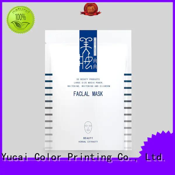 mask plastic face mask packaging bag Yucai company