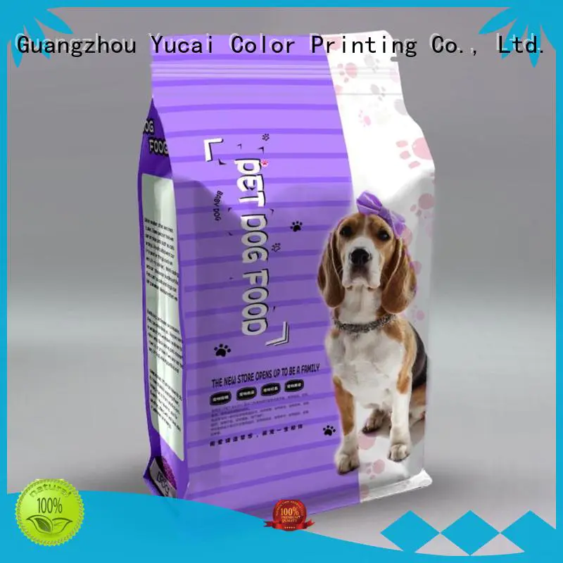 Yucai practical pet food packaging bag directly sale for industry