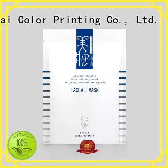 Quality Yucai Brand facial plastic face mask packaging