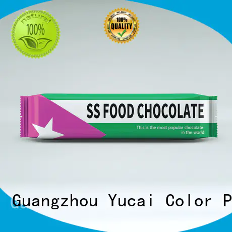 packaging chocolate Yucai Brand chocolate bar packaging factory