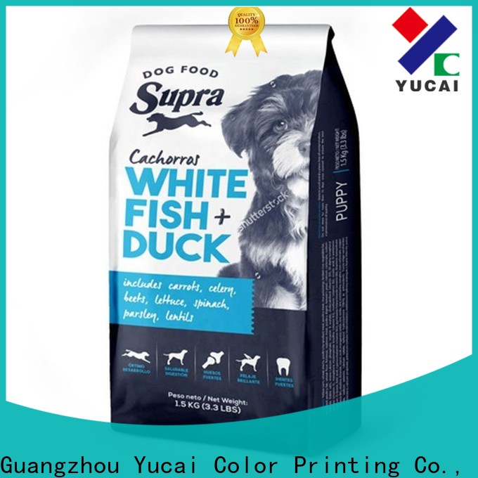 Yucai reliable pet food packaging manufacturer for drinks