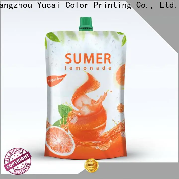 Yucai efficient pouch packaging design for commercial